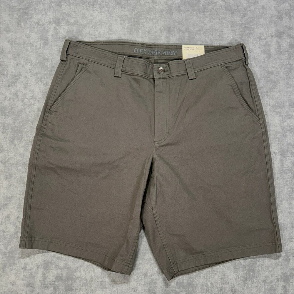 Duluth Trading Co Flex Fire Hose Foreman 11in shorts casual cargo men 38 relaxed